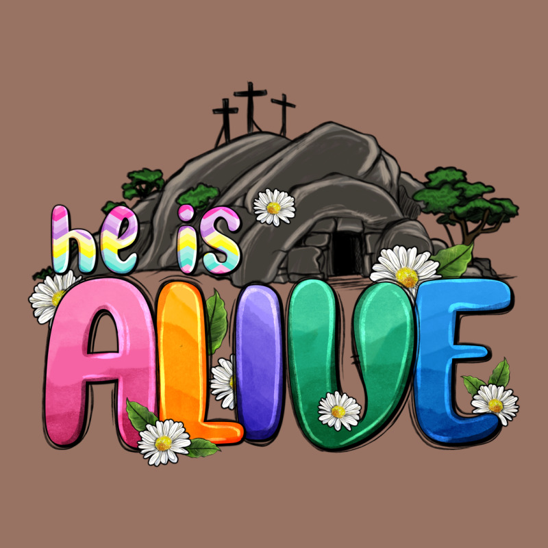 Easter Day He Is Alive Premium Hoodie by OliviaCreatesArt | Teevron