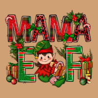Mama Elf With Gift Christmas Vintage Tee | Teevron