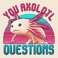 You Axolotl Questions 80's Retro Sunset Ladies Tee | Teevron