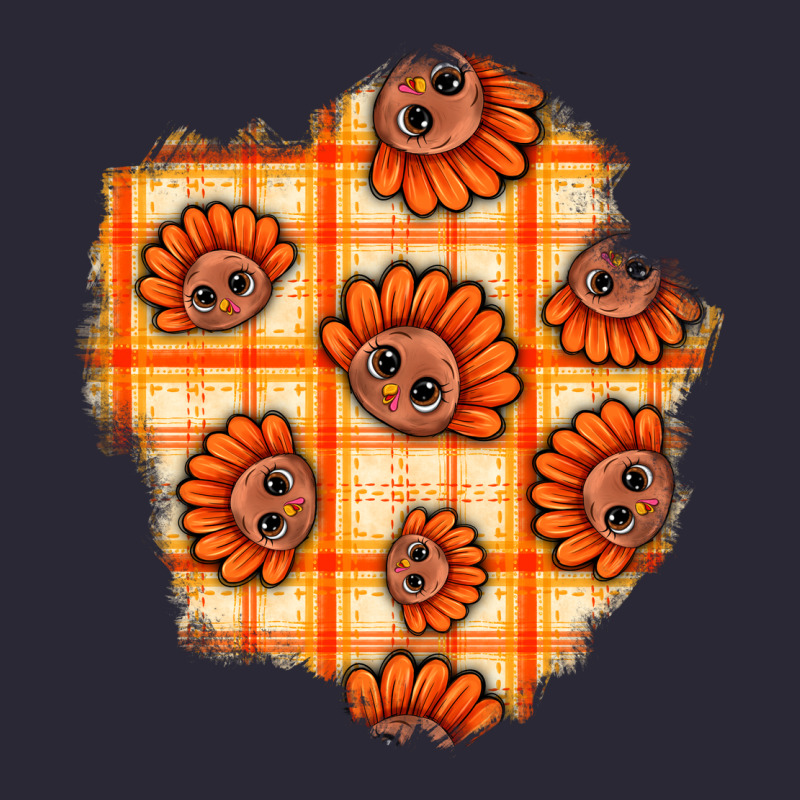 Thanksgiving Turkey With Tartan Patch Vintage Tee by BundleAndBundleShop | Teevron
