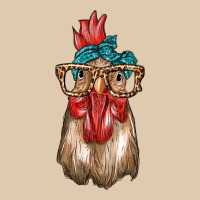 Chicken With Bandana And Leopard Heavyweight Sweatshirt | Teevron