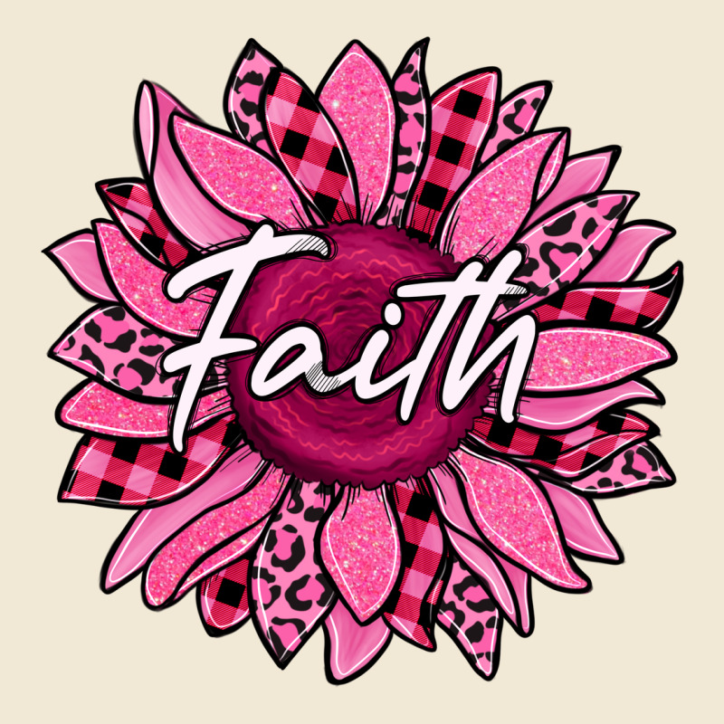 Faith Breast Cancer Awareness Sunflower Ladies Tee by Jasminsmagicworld | Teevron