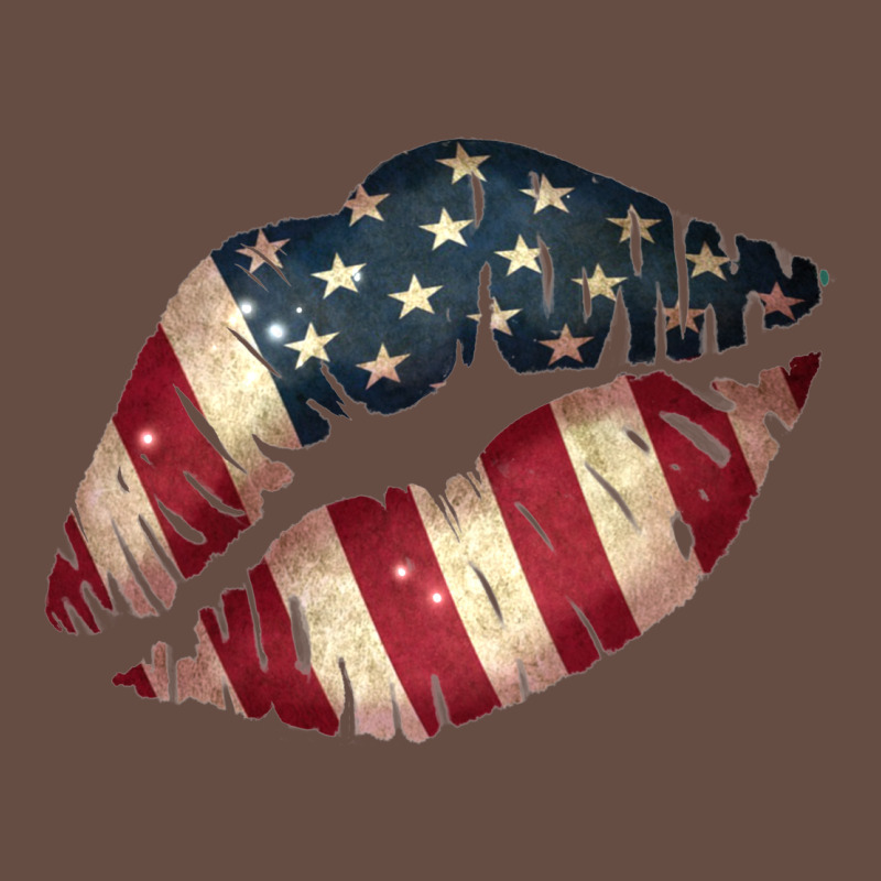 Vintage American Flag Lips Long Sleeve Tee by Bettercallsaul | Teevron