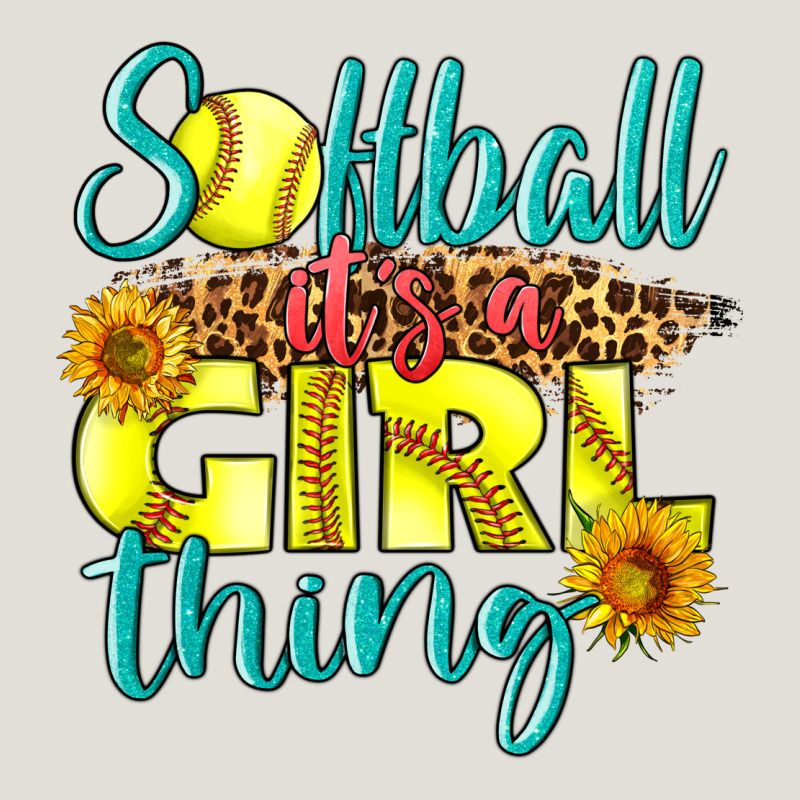 Softball It's A Girl Thing Heavy Core Tee by LillyAllenDesigns | Teevron
