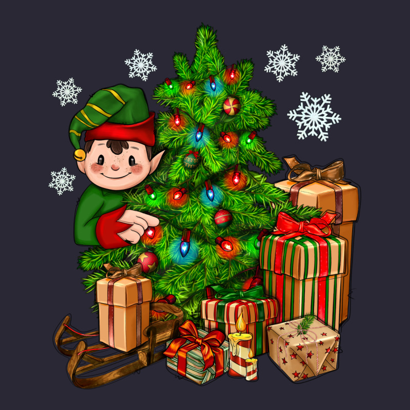 Christmas Elf With Gift Vintage Tee by BundleAndBundleShop | Teevron