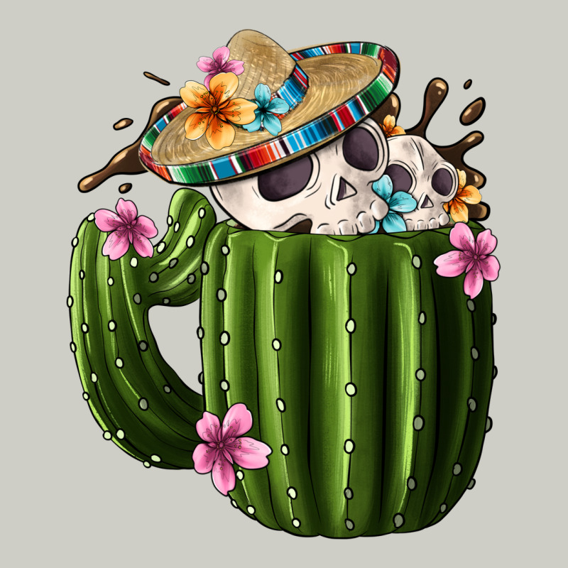 Day Of The Dead Mexican Cactus Heavyweight Hoodie by FaDigitalArtStudio | Teevron