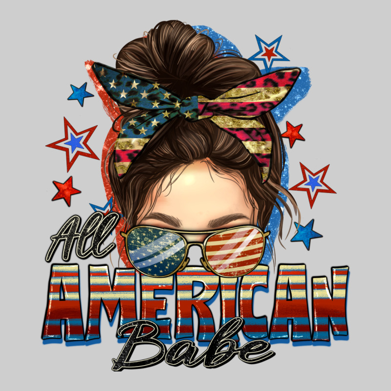 American Babe Messy Bun Premium Sweatshirt by FaDigitalArtStudio | Teevron