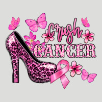 Crush Cancer With High Heels Cancer Awareness Zipper Hoodie | Teevron