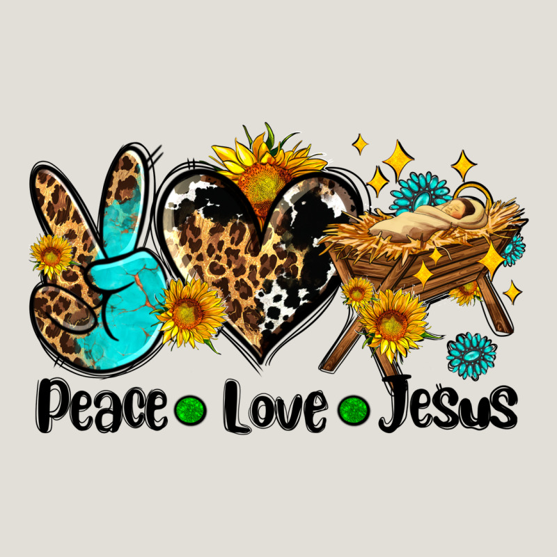 Peace Love Jesus Heavy Core Tee by AdoDesignShop | Teevron