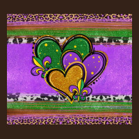 Mardi Gras Hearts And Fleur De Lis Heavy Core Tee | Teevron
