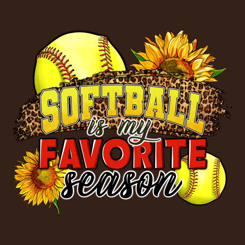 Softball Is My Favorite Season Heavy Core Tee by LillyAllenDesigns | Teevron