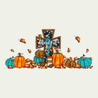 Thankful Cross Pumpkin Urban Heavy Tee | Teevron