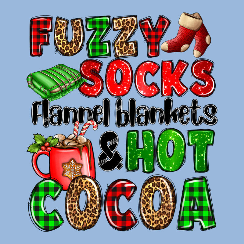 Fuzzy Socks Flannel Blankets And Hot Cocoa Premium Hoodie by OliviaCreatesArt | Teevron