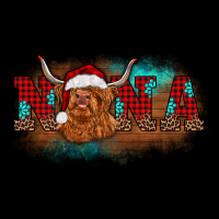 Christmas Nana Highland Cow Ladies Tee | Teevron