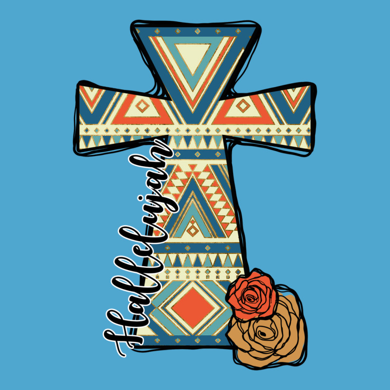 Halleluljah Aztec Cross Premium Hoodie by JahusDesignShop | Teevron