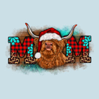 Christmas Mom Highland Cow Ladies Tee | Teevron