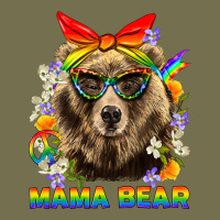 Mama Bear Pride Lgbtq+ Vintage Hoodie | Teevron
