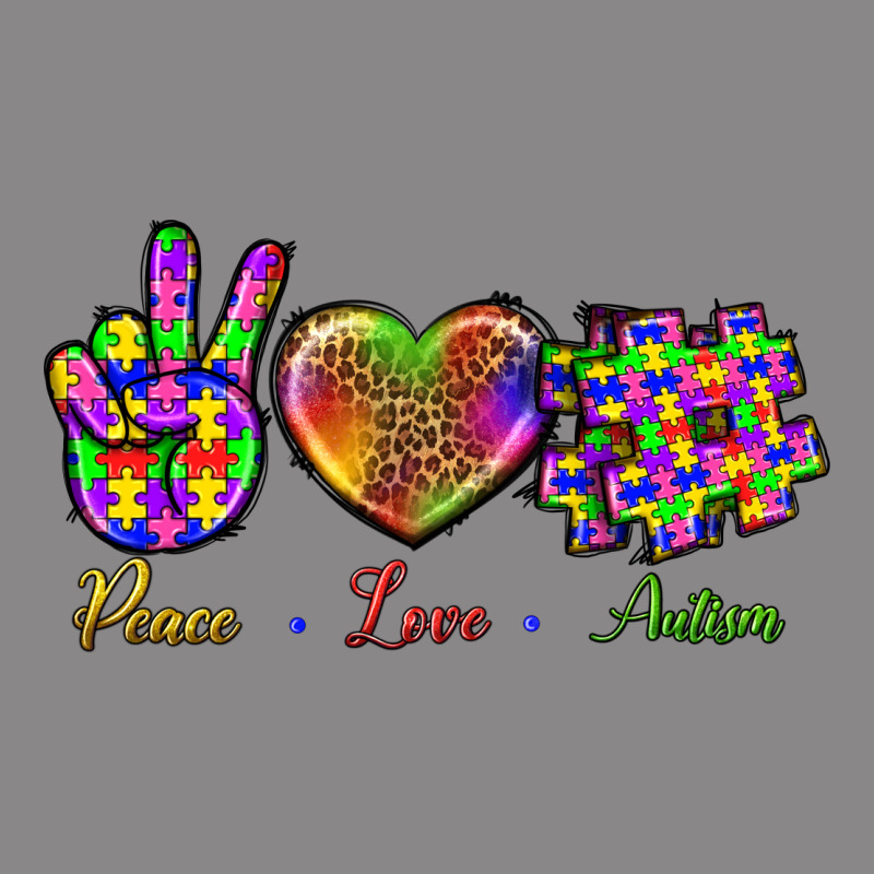 Peace Love Autism Vintage Tee by BundleAndBundleShop | Teevron
