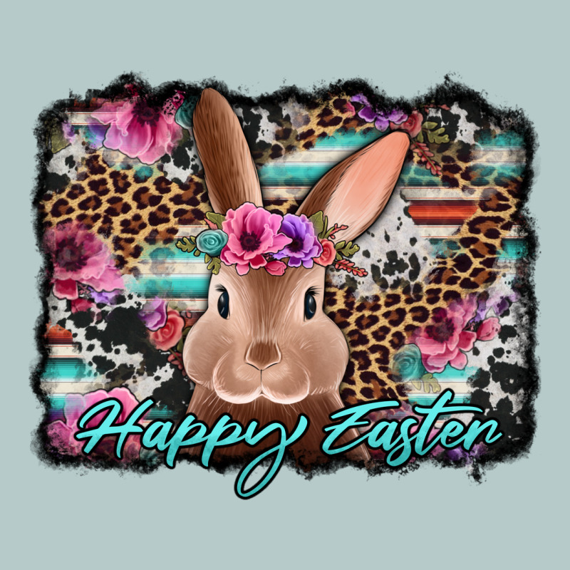Happy Easter Bunny Western Background Heavy Core Tee by Jasminsmagicworld | Teevron
