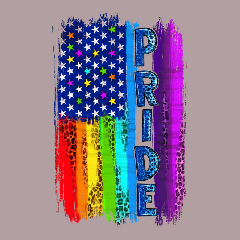 Pride Lgbtq+ American Flag Vintage Hoodie by BundleAndBundleShop | Teevron