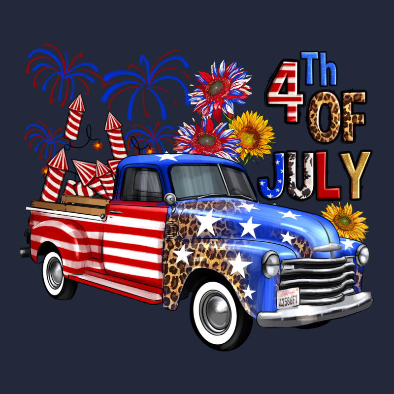 Western Truck Fourth Of July America Premium Sweatshirt by FaDigitalArtStudio | Teevron