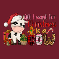 All Want For Christmas Is A Cow Zipper Hoodie | Teevron