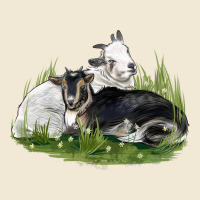 Two Baby Nigerian Dwarf Goat Premium Tee | Teevron