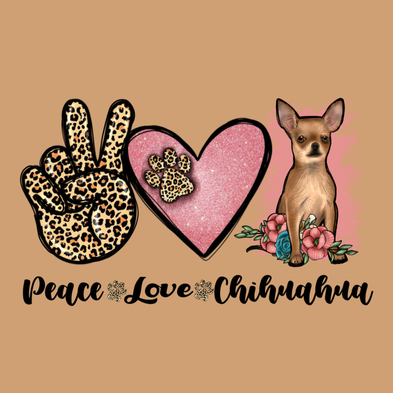 Peace Love Chihuahua Vintage Tee by JahusDesignShop | Teevron