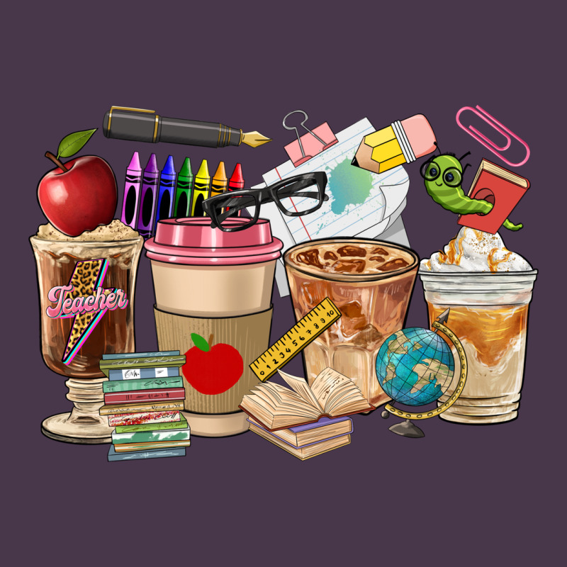 Teacher Coffee Cups Heavyweight Hoodie by FaDigitalArtStudio | Teevron