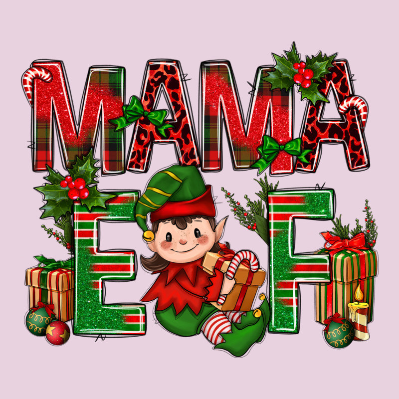 Mama Elf With Gift Christmas Classic Tee by BundleAndBundleShop | Teevron