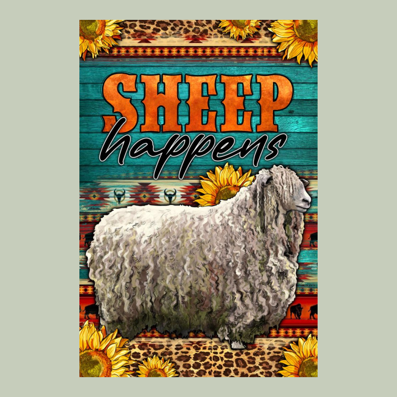 Western Sheep Happens Sunflowers Ladies Tee by LillyAllenDesigns | Teevron