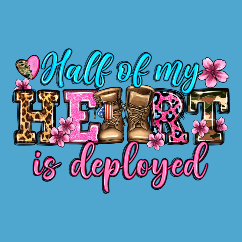 Half Of My Haert Is Deployed Olivia Premium Hoodie by OliviaCreatesArt | Teevron