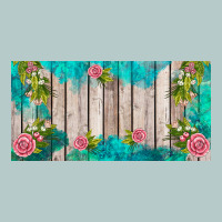 Western Floral  License Plate Template Heavy Core Tee | Teevron