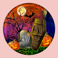 Halloween Round Urban Heavy Tee | Teevron
