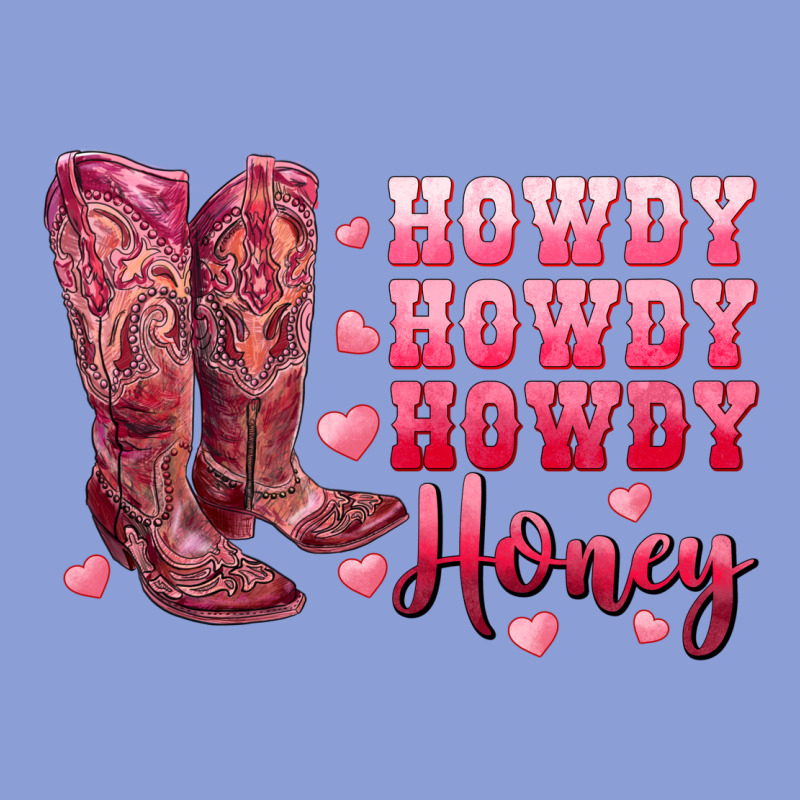 Howdy Howdy Howdy Honey With Cowgirl Boots Long Sleeve Tee by RanaPortraitStore | Teevron