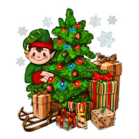Christmas Elf With Gift | Teevron