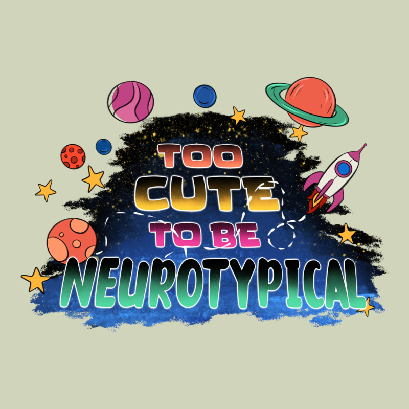 Too Cute To Be Neurotypical Heavyweight Hoodie by FaDigitalArtStudio | Teevron