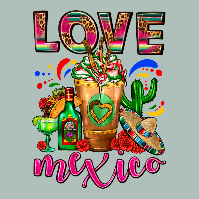 Love Mexico Cold Drink Frappe Heavyweight Hoodie by FaDigitalArtStudio | Teevron