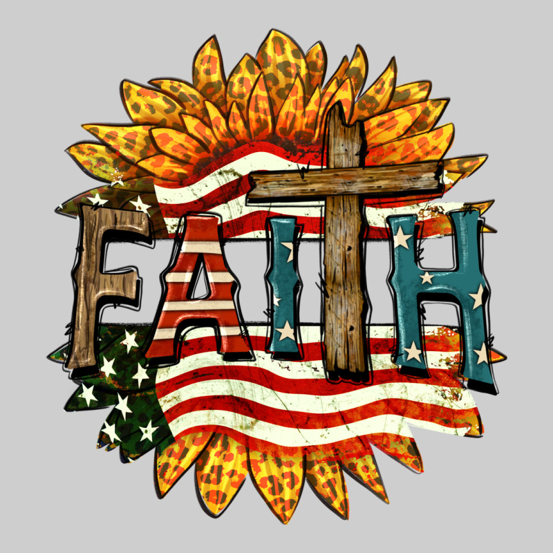 Faith Usa Premium Sweatshirt by FaDigitalArtStudio | Teevron