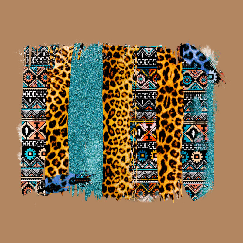 Aztec Leopard Glitter Brushstrokes Long Sleeve Tee by Bettercallsaul | Teevron