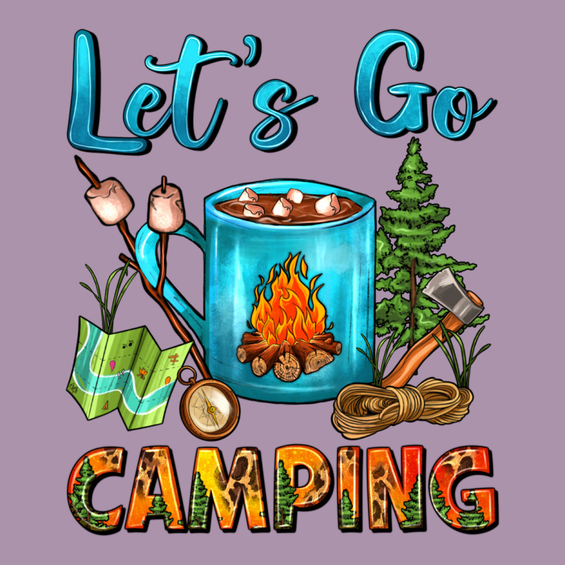 Let's Go Camping Coffee Mug Heavyweight Hoodie by FaDigitalArtStudio | Teevron