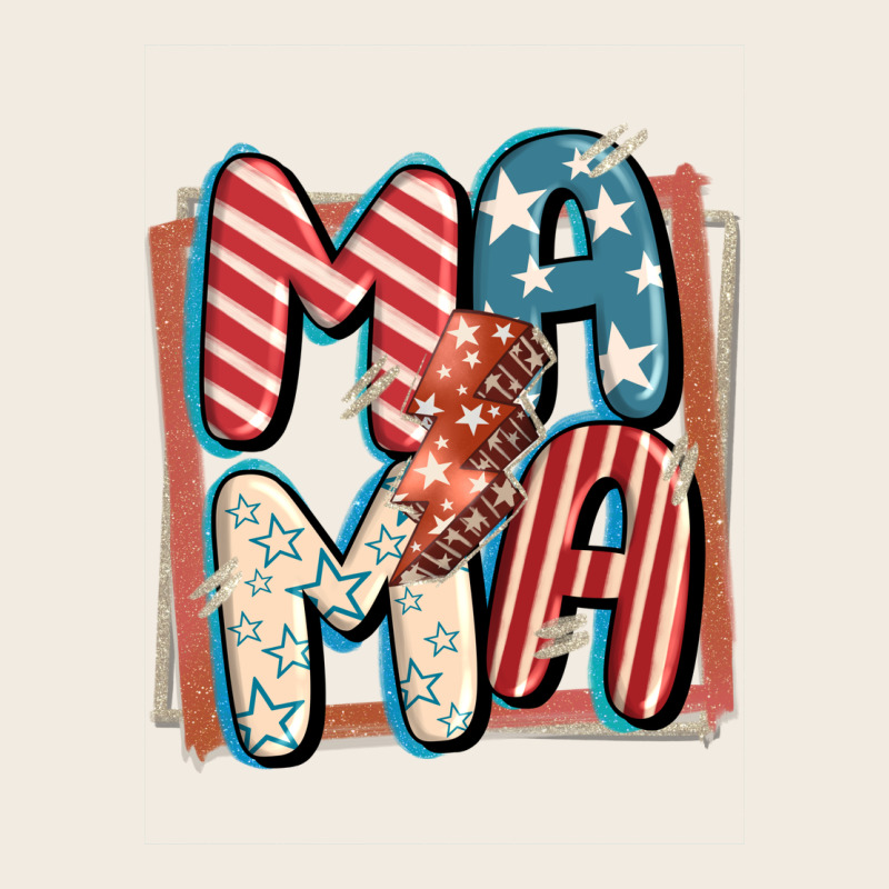 4th Of July Mama With Lightning Bolt Premium Sweatshirt by FaDigitalArtStudio | Teevron