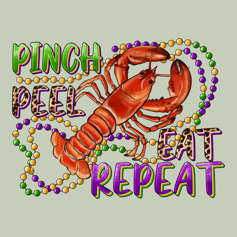Pinch Peel Eat Repeat Crawfish Long Sleeve Tee by RanaPortraitStore | Teevron