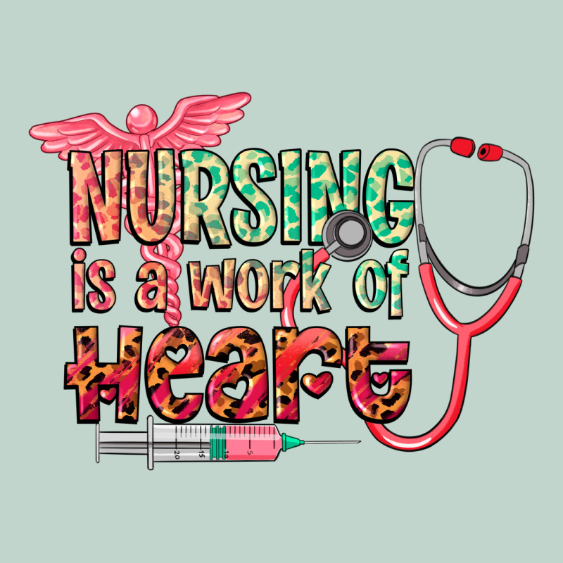 Nursing Is A Work Of Heart Zipper Hoodie by CowGirlArtShop | Teevron