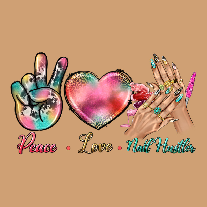 Peace Love Nail Hustler Vintage Tee by BundleAndBundleShop | Teevron