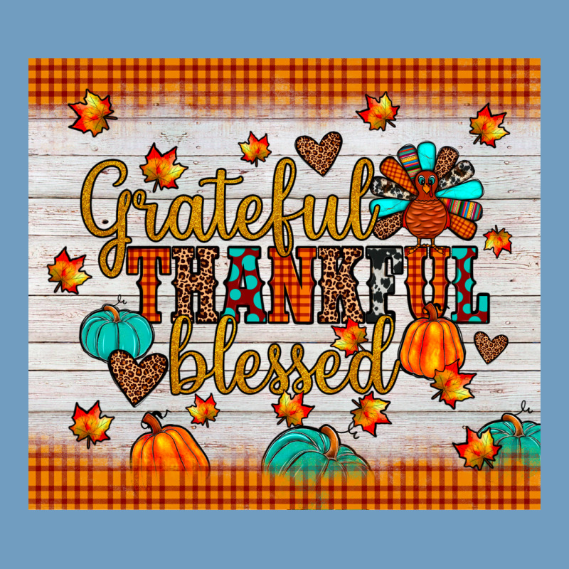 Grateful Thankful Blessed Urban Heavy Tee by JahusDesignShop | Teevron