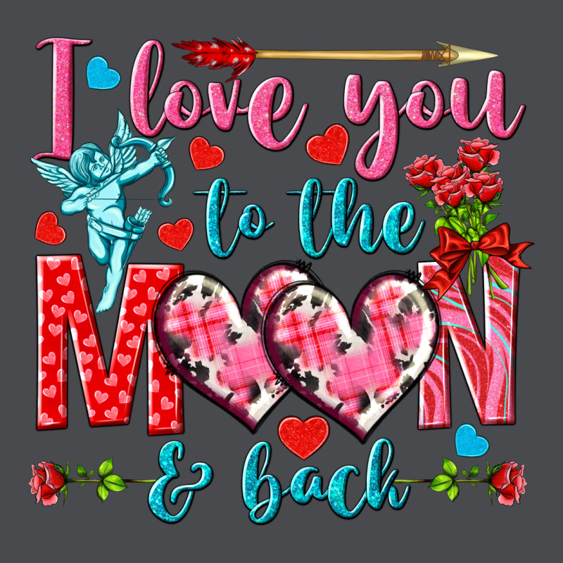I Love You To The Moon And Back Valentine's Day Zipper Hoodie by HowdyJamesFarm | Teevron