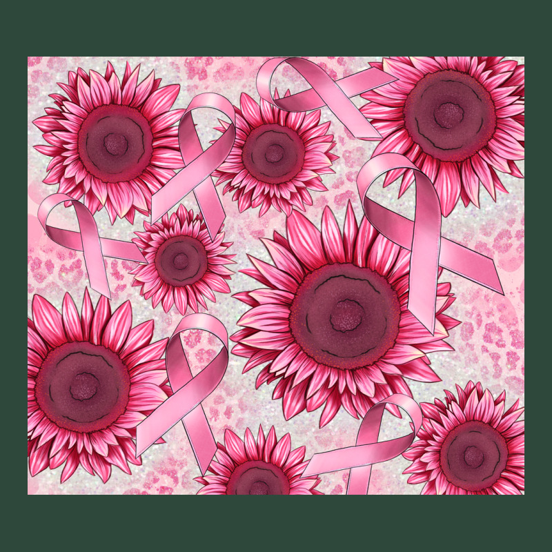 Breast Cancer Sunflower Zipper Hoodie by CowGirlArtShop | Teevron
