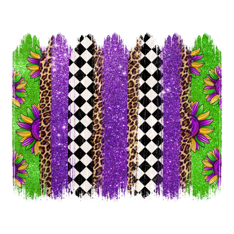 Mardi Gras Brushstrokes Ladies Tee by Jasminsmagicworld | Teevron