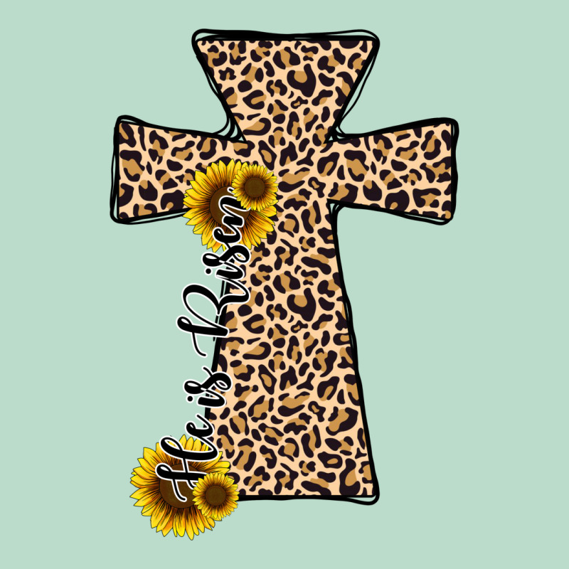 He Is Risen Leopard Cross Premium Hoodie by JahusDesignShop | Teevron